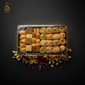 Sushi Box Baklava – Draufsicht mit Logo