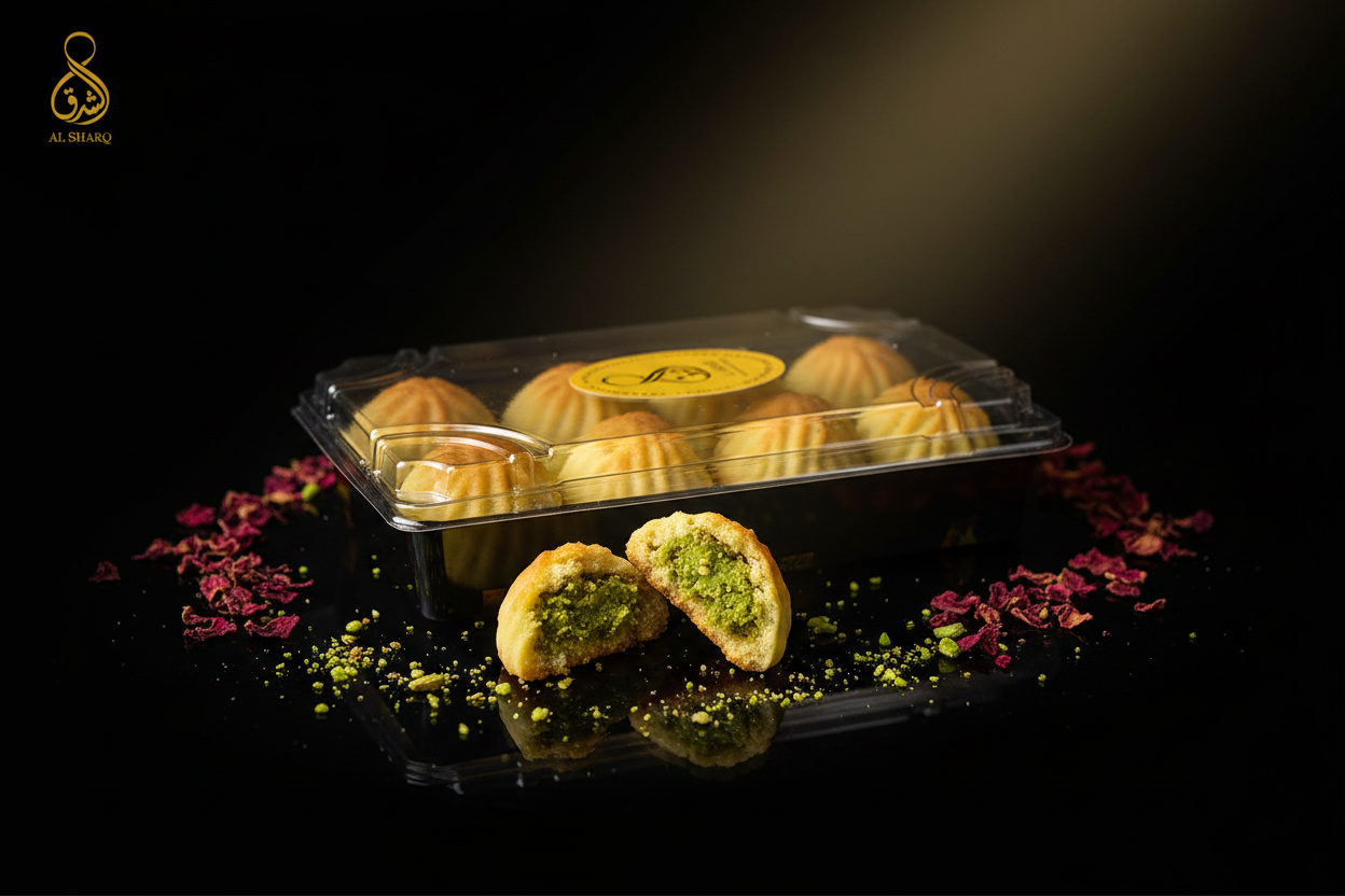Mamoul Pistazie 350g – Close-up