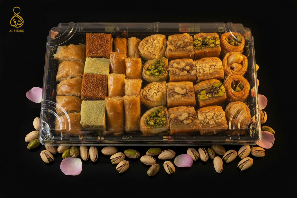 Sushi Box Baklava – Frontal mit Logo